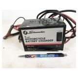 Schumacher motorcycle battery charger, works