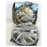 tow 4-packs NEW Typhoon II 13" wheel covers, NO