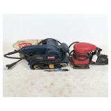 belt and sheet sanders, work