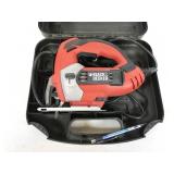 Black & Decker JS600 jigsaw in case, works