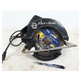 Black & Decker 7308 7.25" circular saw, works