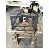 Black & Decker 1.25HP router and 3/8" drill,