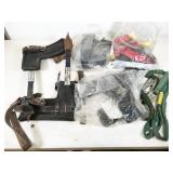 pole climbers, safety harness and lead, climbing