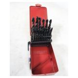 NEW Power Craft drill bit set, rust on bottom but