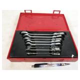 NEW BlackHawk open end gear wrench set in plastic