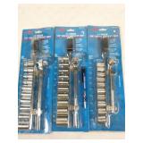 3pc NEW Eagel 3/8" drive socket sets