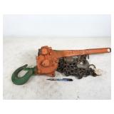 Yale 1.5 ton lever hoist, not tested, NO SHIPPING