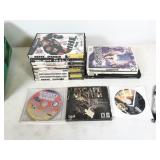 assorted video games: GameCube, Wii, PlayStation,