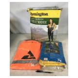 Remington size 13 rubber boot chest waders, size