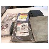 6pc poly tarps, most NEW: 14