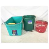 assorted buckets, NO SHIPPING