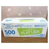 NEW box of plastic lids, box says fits 12/16/20
