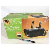 fog machine, believed to be NEW, powers up but