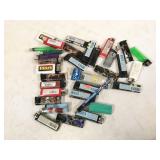 assorted lighters, mostly NEW