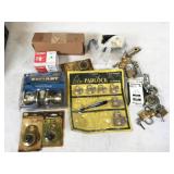assorted locks and padlocks