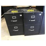 metal 2-drawer legal file cabinet, 18.5"w x