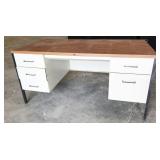 metal desk, 60"w x 30.5"d x 29.5"h, NO SHIPPING