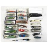 23pc folding knives