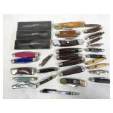 30pc folding knives