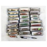 24pc folding knives