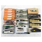 20pc folding knives: includes Schrade, Case
