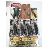 10pc assorted folding knives, cutters, etc