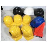 hard hats & safety cones