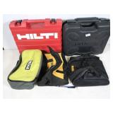 empty tool bags and cases