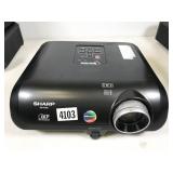 Sharp XG-F315X dlp projector, powers up and