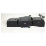 3pc Sony SS-CT70AV surround sound speaker system,