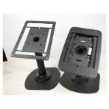 2pc secure tablet stands: 1 is ArmorActive and 1