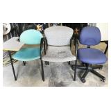 4pc assorted chairs, NO SHIPPING