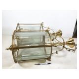 2pc hanging lights, +/-24" tall, not tested, NO