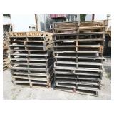 25pc standard size wooden pallets, good
