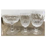 20pc matching stemware, NO SHIPPING