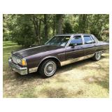 1985 Pontiac Parisienne Broughham 4-door maroon