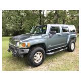 2007 Hummer H3 4-door gray 4x4 suv, 107296mi,