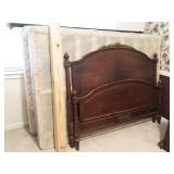 VINTAGE bed with rails