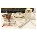 kitchenware, power strip, small air filter