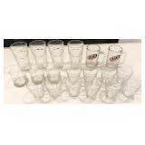 glassware, A&W mugs