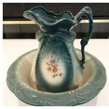 ceramic pitcher and bowl