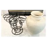 vase and bottle display