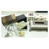 boxes, tissue covers, jewelry