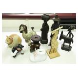 figurines and home décor