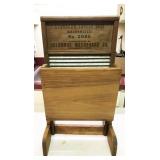 magazine rack made from VINTAGE washboard