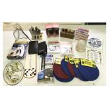 trivets, digital antenna, Coca-Cola candles,