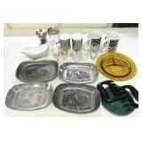 trays, salt/pepper shakers, mugs, shotglasses,
