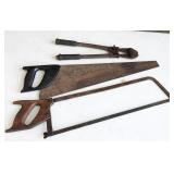 saws and bolt cutter
