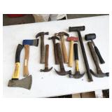 hammers, axes