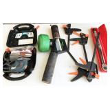 Black & Decker Mouse sander, fogger, clamps,